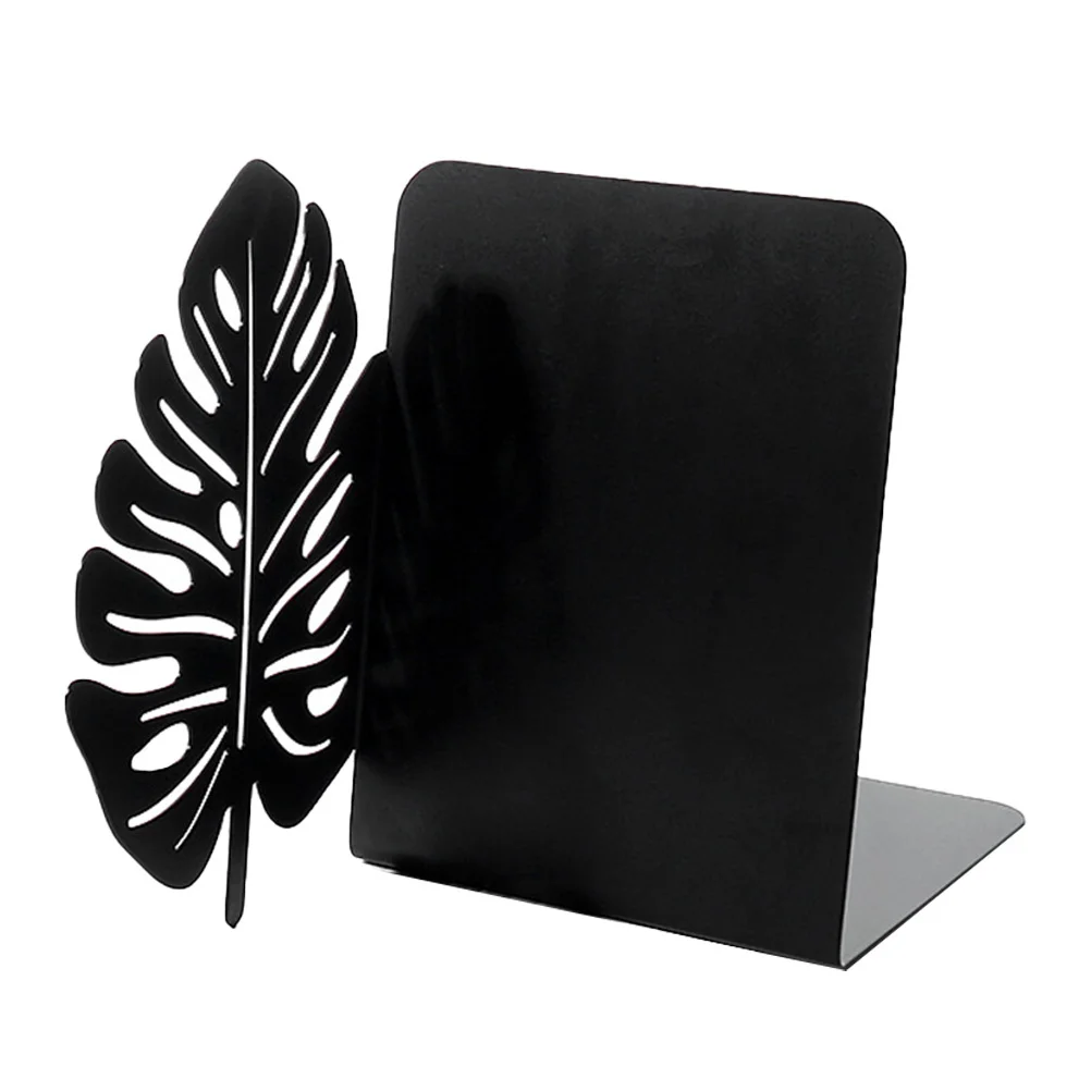 

Bookend For Shelves School Supplies Metal Bookshelf Organizer Decorative Book Support Non-Skid Book Stand Study Room Office Home