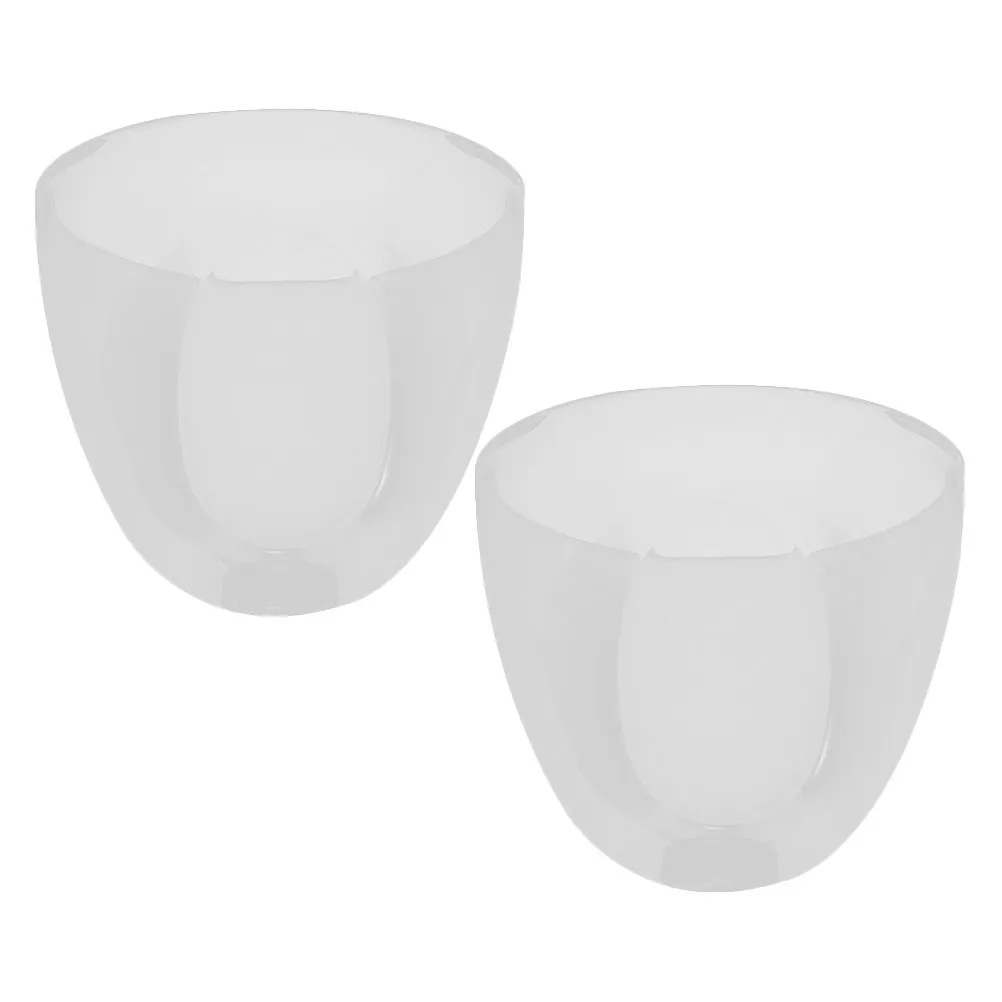 

2Pcs Wide Mouth Baby Bottle Cap Replacement Set Clear Plastic Feeding Bottle Lids Leakproof Sturdy Dome Cap for Home Travel