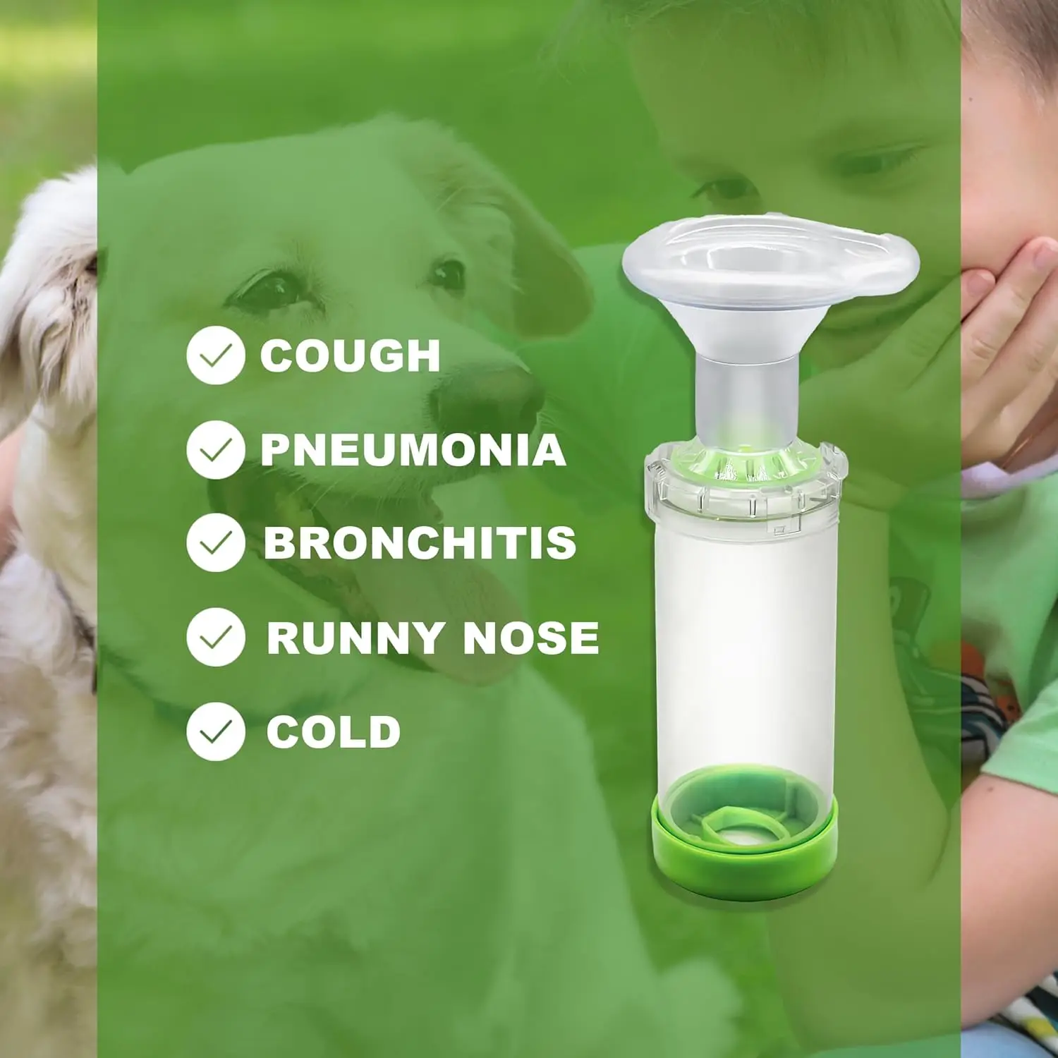 Cat and Dog Inhaler Gasket Strips - 2 Sizes of Masks, Aerosol Chamber Gasket Used for Cat and Dog Breathing and Drug Delivery