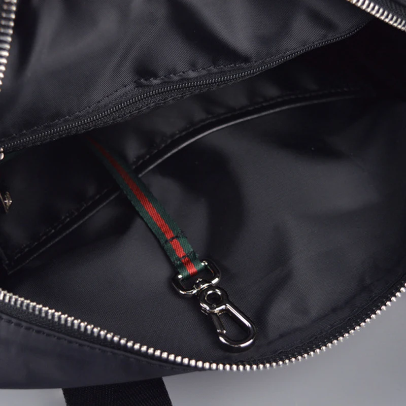Men's Shoulder Bags Waterproof Wear-resistant Nylon Multi-function Large-capacity Vertical Simple Business Outdoor Casual Handba
