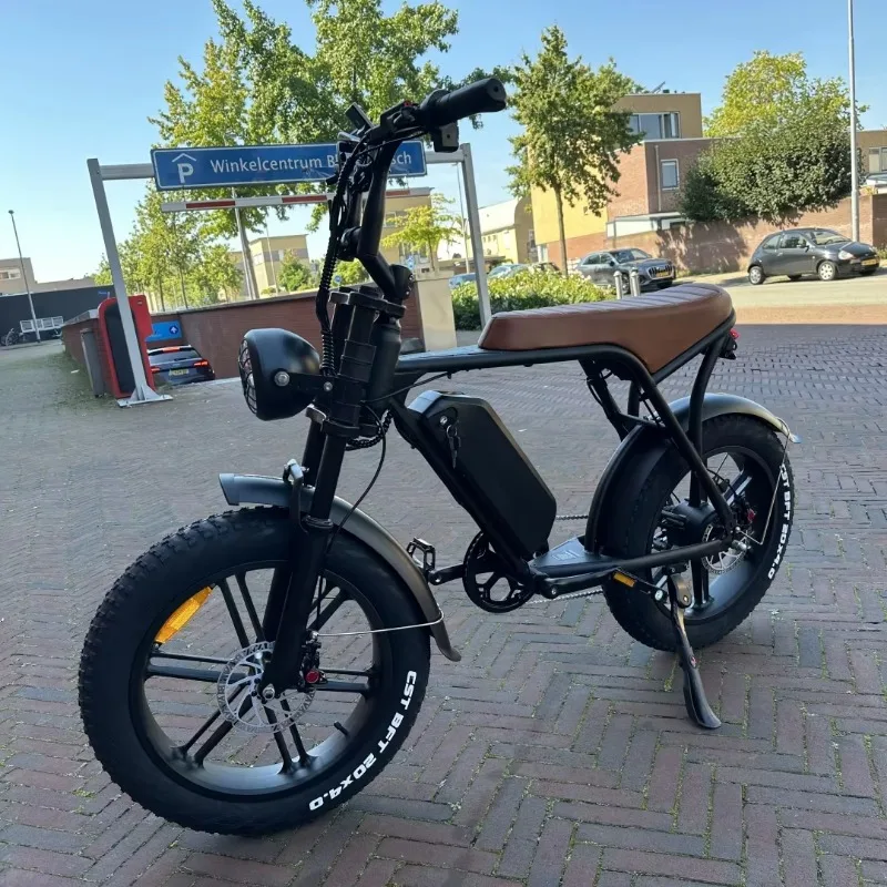 

V8 20-дюймовый горный электрический велосипед с полной подвеской, городской велосипед, двойной гидравлический тормоз