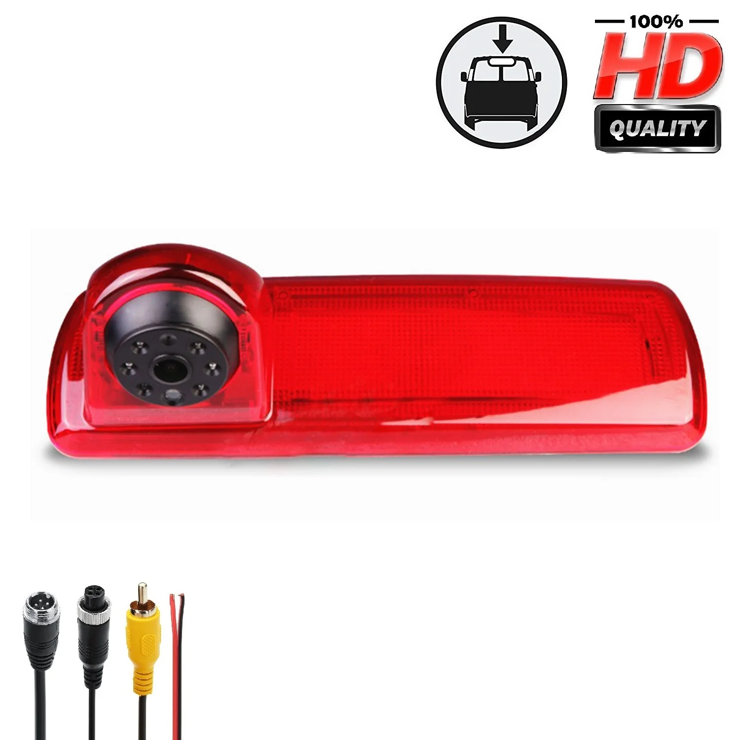 E9 HD 720p 3rd Brake Light Night Vision Camera for Fiat Talento Vauxhall Vivaro Renault Traffic III 3 X82 Mk3,Rear View Camera