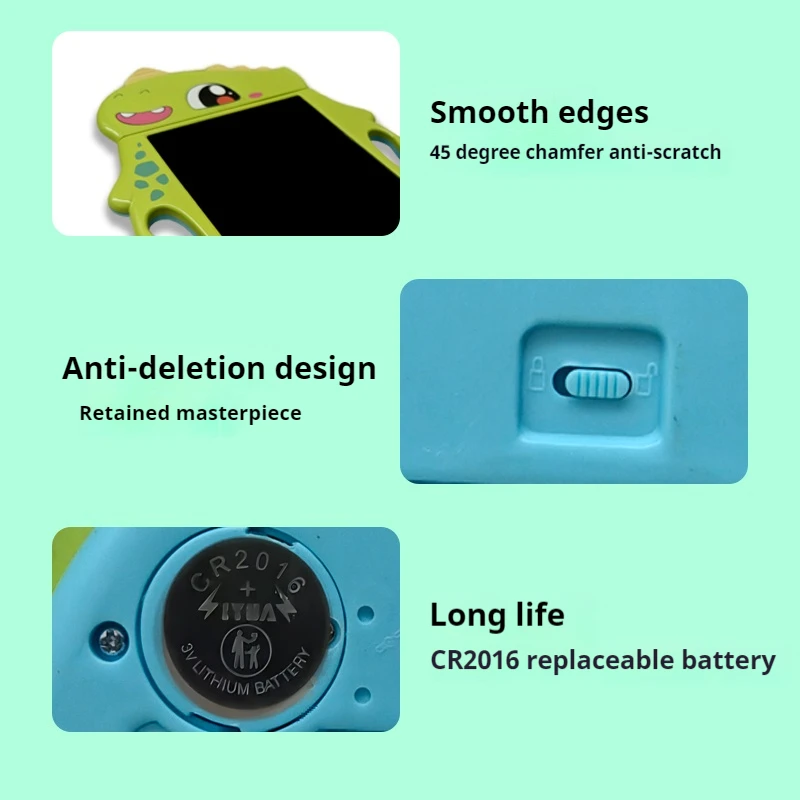 漫画ユニコーン液晶ライティングタブレット描画ボード子供落書きスケッチパッドおもちゃ手書き黒板マジック描画ボード