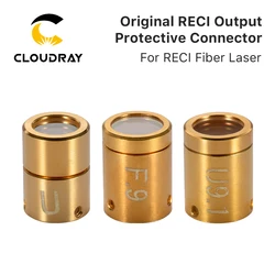Cloudray conector protector de salida RECI Original, protección de interfaz de fibra para láser de fibra RECI 0-3KW