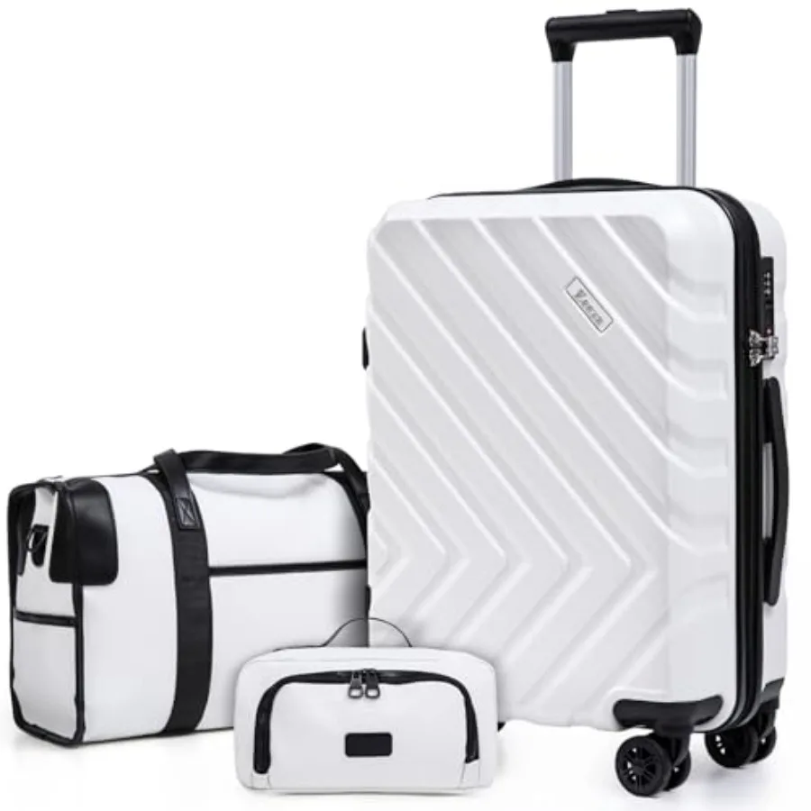 Luggage Sets 3 Pcs, Suitcases with Wheels, Carry On Luggage Set 22x14x9 Airline Approved, Hardshell Luggage Sets With TSA Lock,
