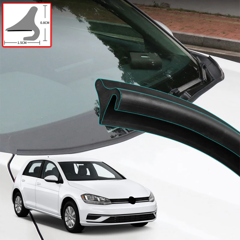 

For Volkswagen Golf 2018-2022 Car Seal Strip Windshied Spoiler Filler Protect Edge Weatherstrip Strips Sticker Auto Accessories