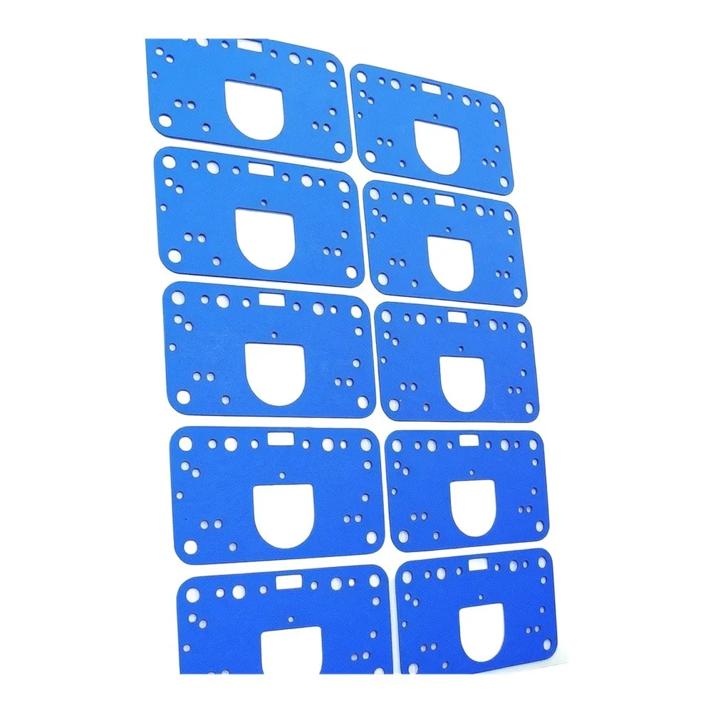 10Pcs Metering Block Gasket For Holley Carburetor 108-89-10 Fits 2300 4150 4160 4500 High Temp Seal Kit Lawn Mower Accessories