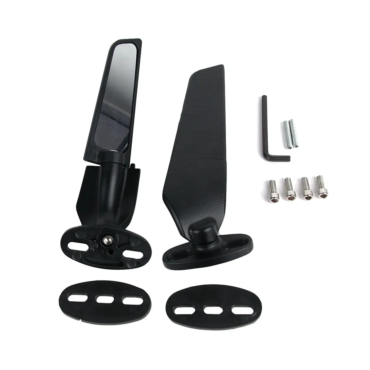 Adjustable Swivel Rearview Mirror Swivel Wing Side Mirror Motorcycle for Honda CBR1000RR Kawasaki Ninja