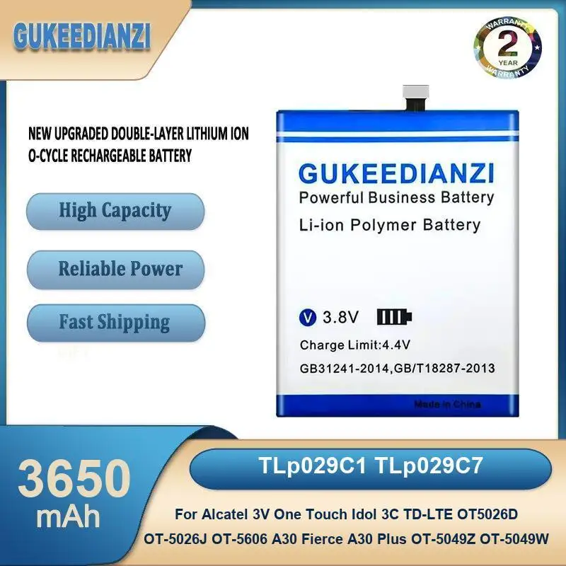 Аккумулятор для Alcatel Pixi 4 6.0 OT 9001A 9001X 9001D 8050D OT-8050 One Touch 997 997D Pop C5 5036 5036D 5037 5037X 5037A 5037D
