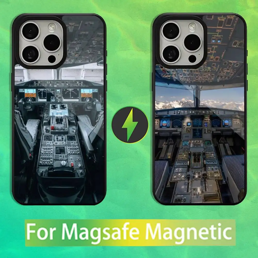 

Airplane Instruments Phone Case For iPhone 16,15,14,13,12,11,Pro,Max,Plus,Mini,Magsafe,Magnetic Wireless Charging Case
