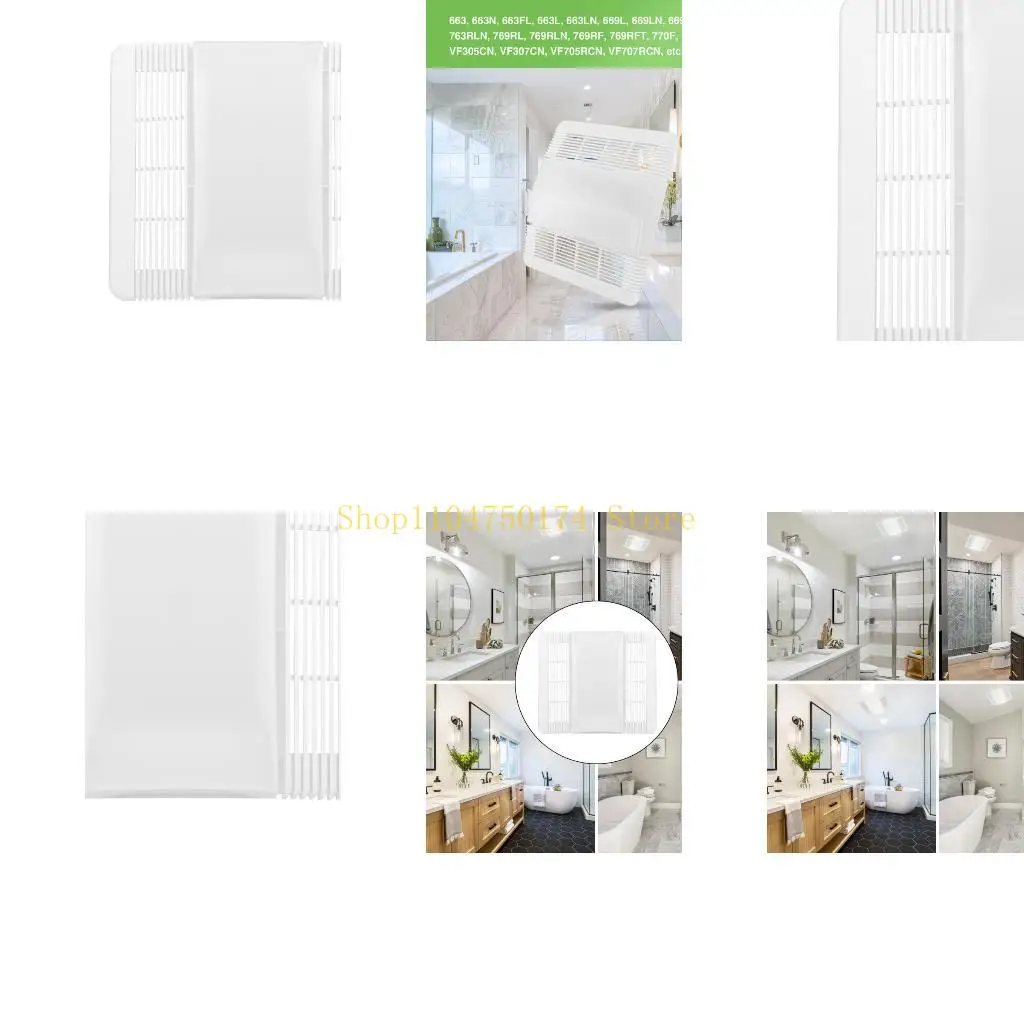 Universals Ventilation Grille Replacement Bathroom Fan Light Cover 85315000 Ventilation Fan Grille Lens Enduring Top Sale