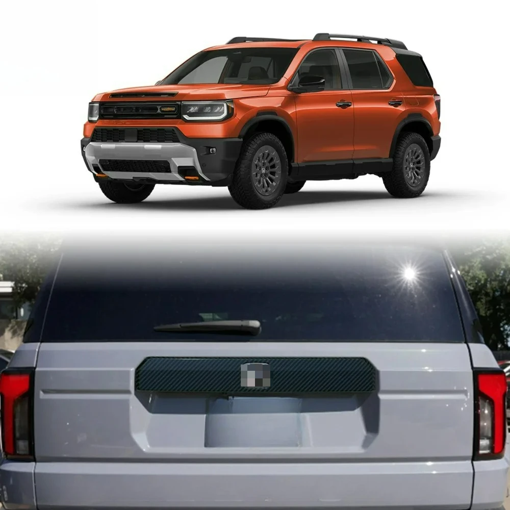 

Для Honda Passport 2025-2026: Аксессуары для автомобиля, накладка на заднюю дверь багажника из АБС-пластика в форме номерного знака