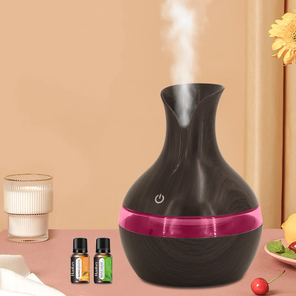 

300ml USB Aromatherapy Humidifier Touch Control, 2 Oils, Perfect for Travel & Workspace