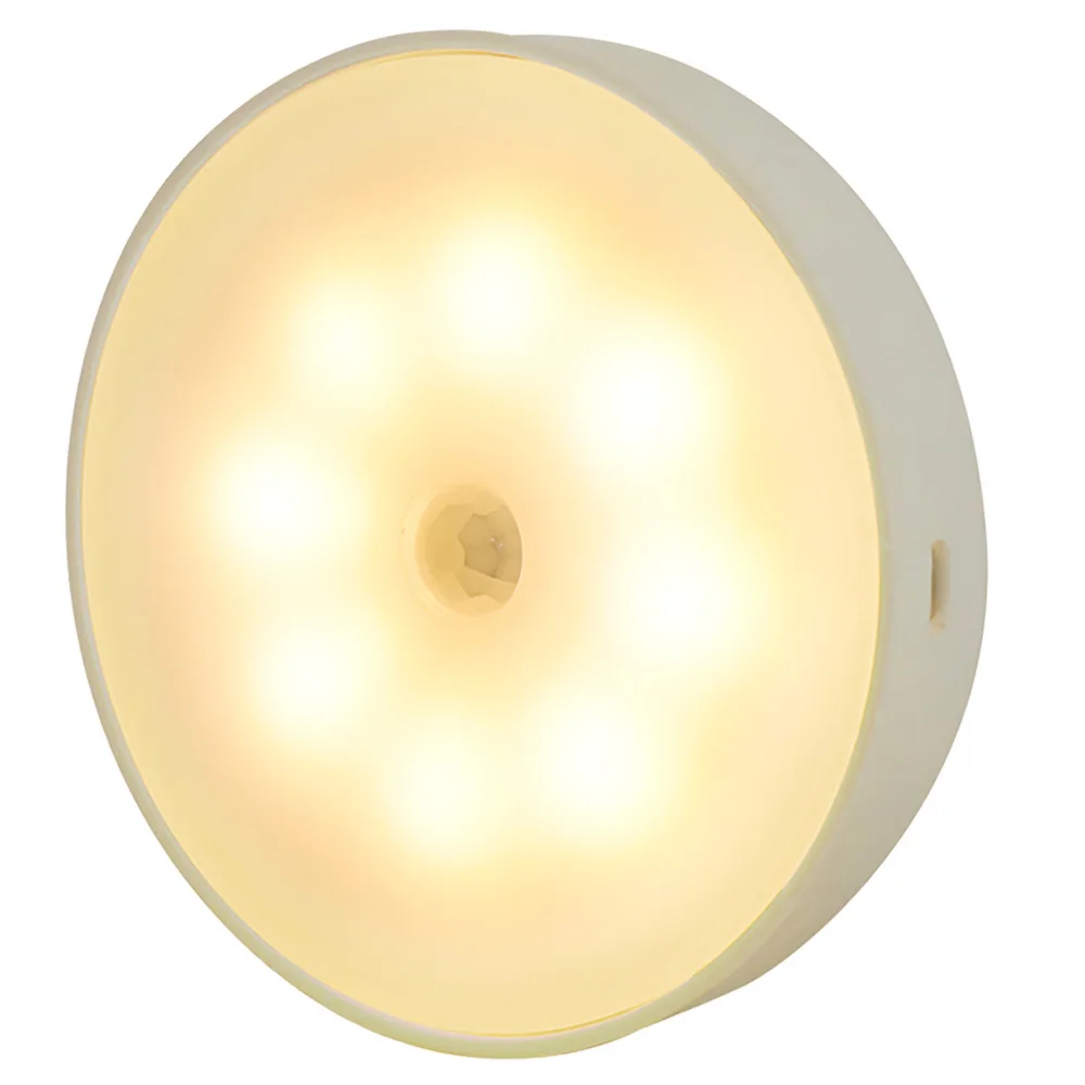 

Motion Sensor Night Light - Magnetic LED Light with 700mAh Built-in Battery, 60 Lumens, 0.6W, Removable Wall Lamp