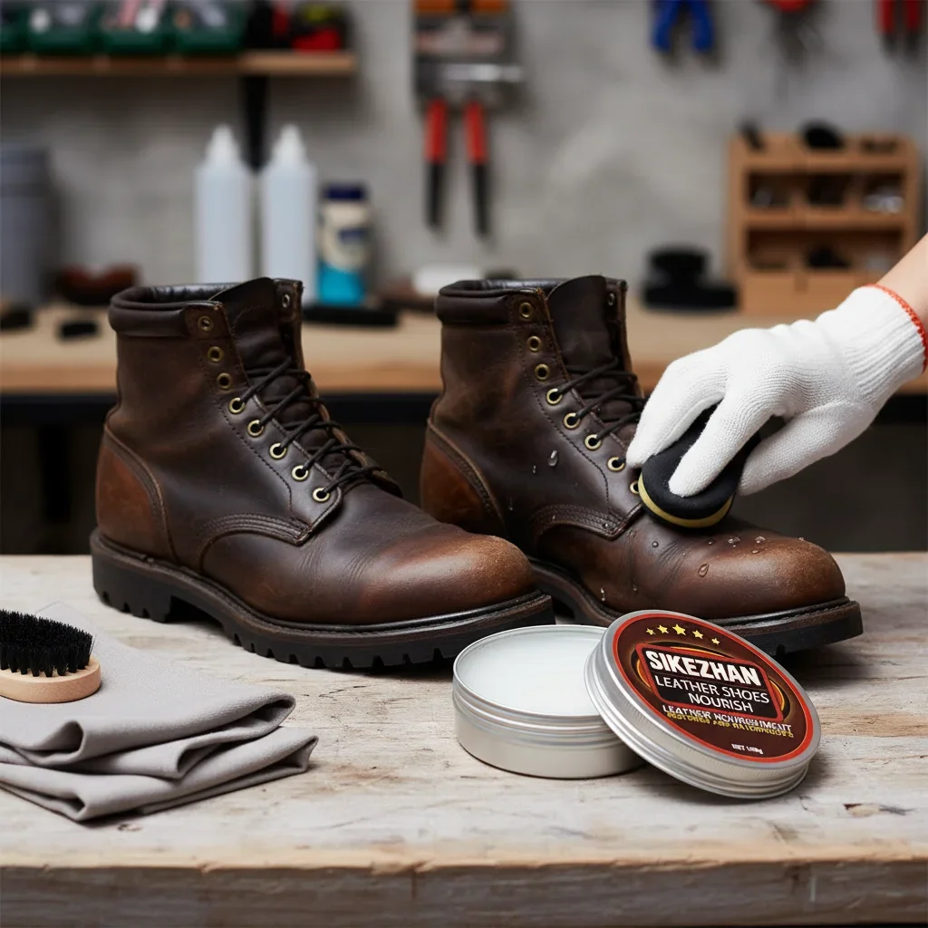 50g/100g Leather Maintenance Cream Waterproof Leather Boot Conditioner Saddle Oil Leather Polishing Care Softener Dirt Remover