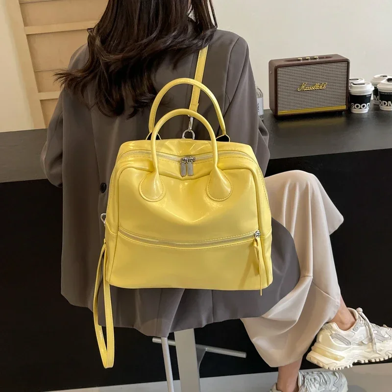 

Модный рюкзак 2024, новый узор, вместительная сумка для отдыха, практичная универсальная сумка на одно плечо