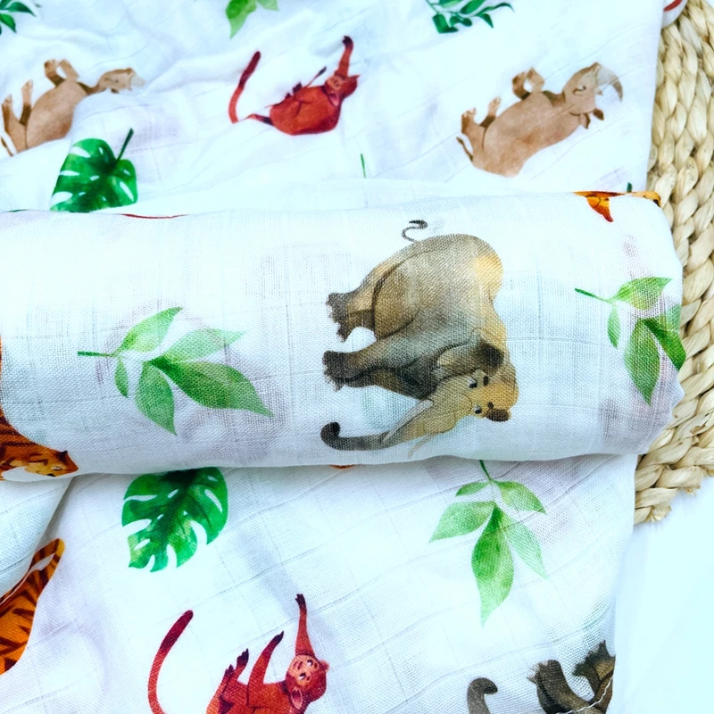 

Ultra Soft Muslin Baby Blanket Lightweight Breathable Swaddle Receiving Blanket for Newborn Infants Cotton Wraps 2025