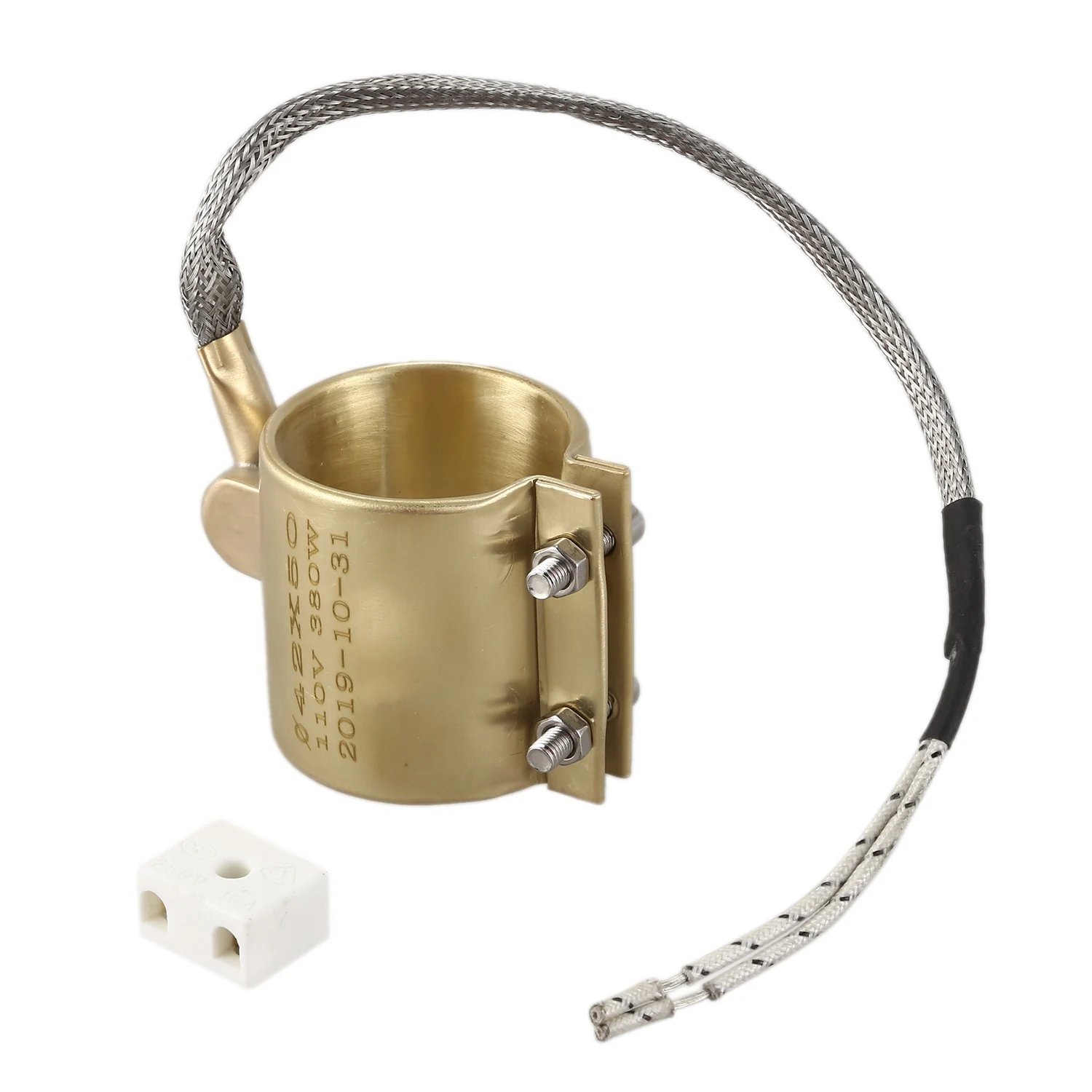 A786Z~110V 380W 42mmx50mm Injected Mould Heating Elements Brass Band Heater for Injection Molding Machine