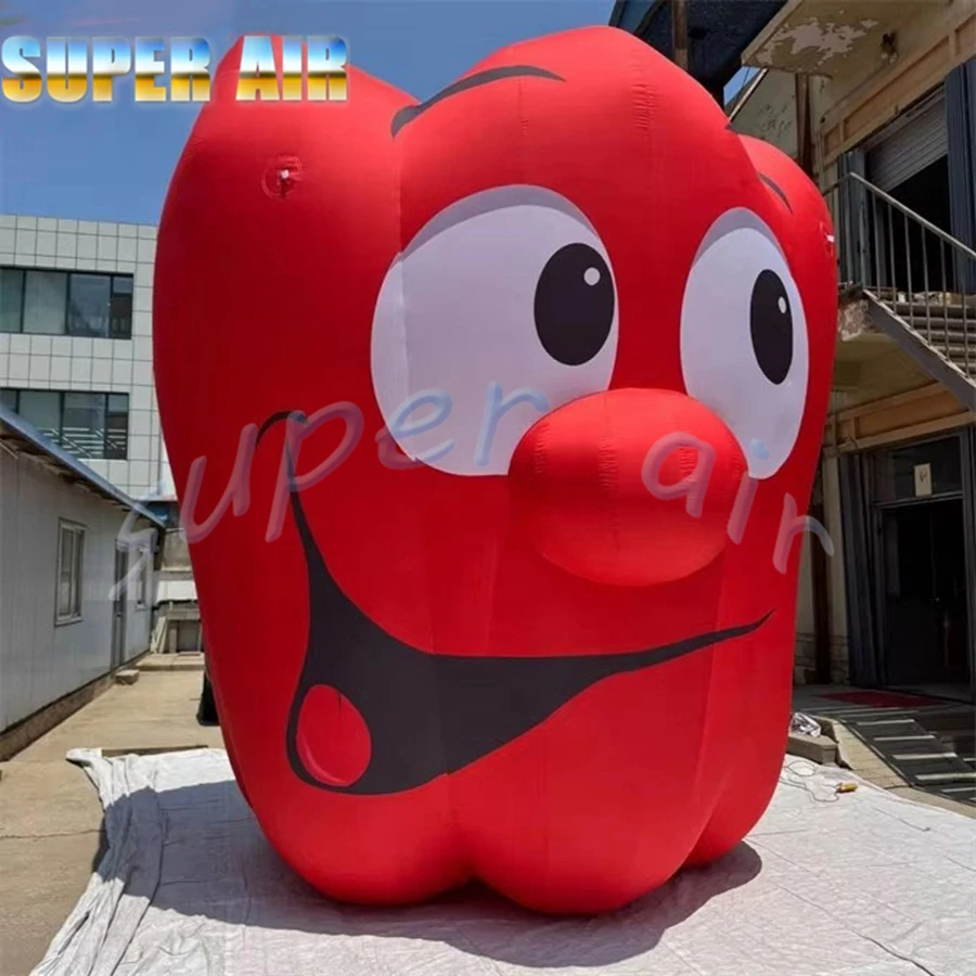 Nadmuchiwany model chili do dekoracji reklamowej na zewnątrz, na targi, do projektowania mody.