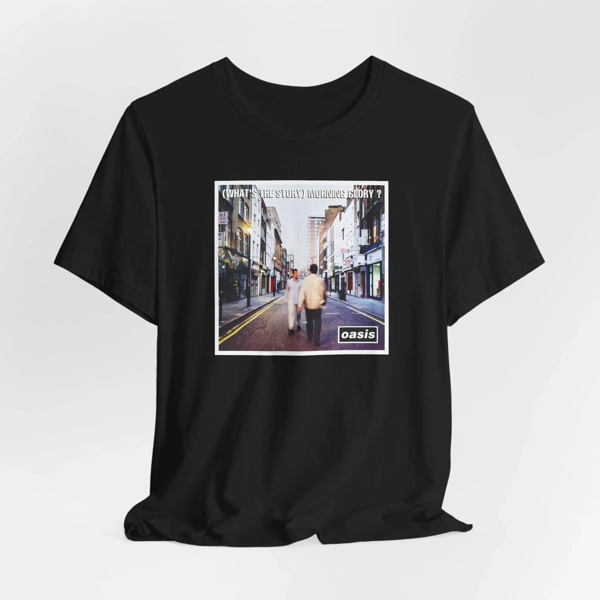 Oasis T‑Shirt Unisex Short‑Sleeve Casual Top 90s Britpop Fan Tee Street‑Style Wear For Rock Music Enthusiasts