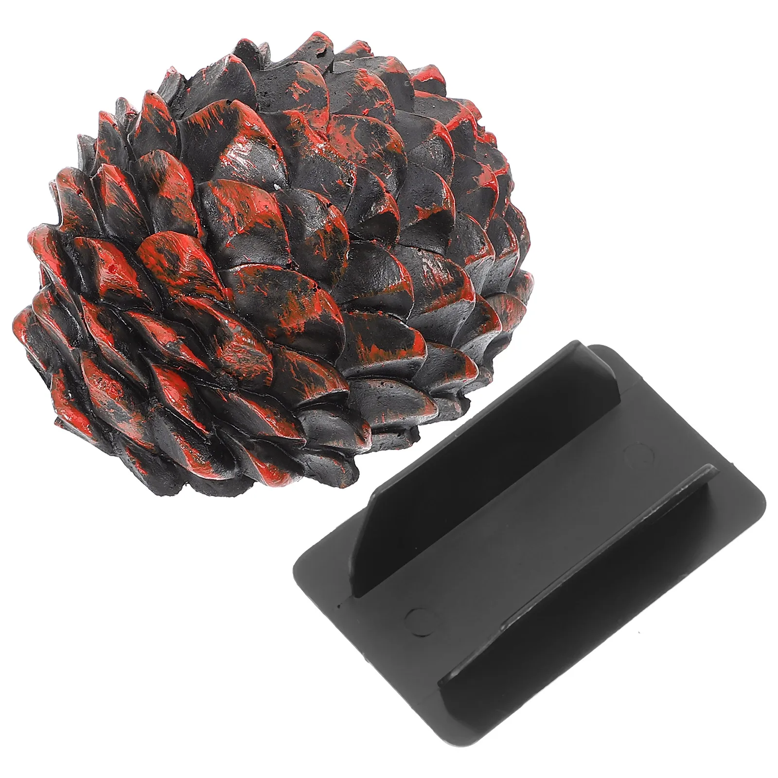 

Resin Pine Cone Key Hider Weather Proof Outdoor Storage Box Yard Decoration Hidden Key Container Garden Case Miniature