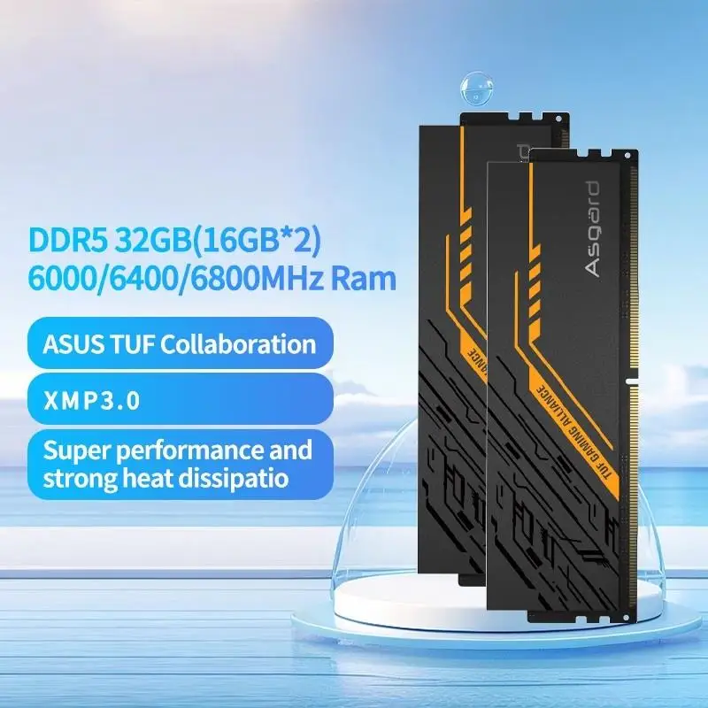 New! TUF Co-brand Series DDR5 6400MHz 6800MHz 16GB x2 32GB memory XMP Dual Channel Stunning Desktop Ram