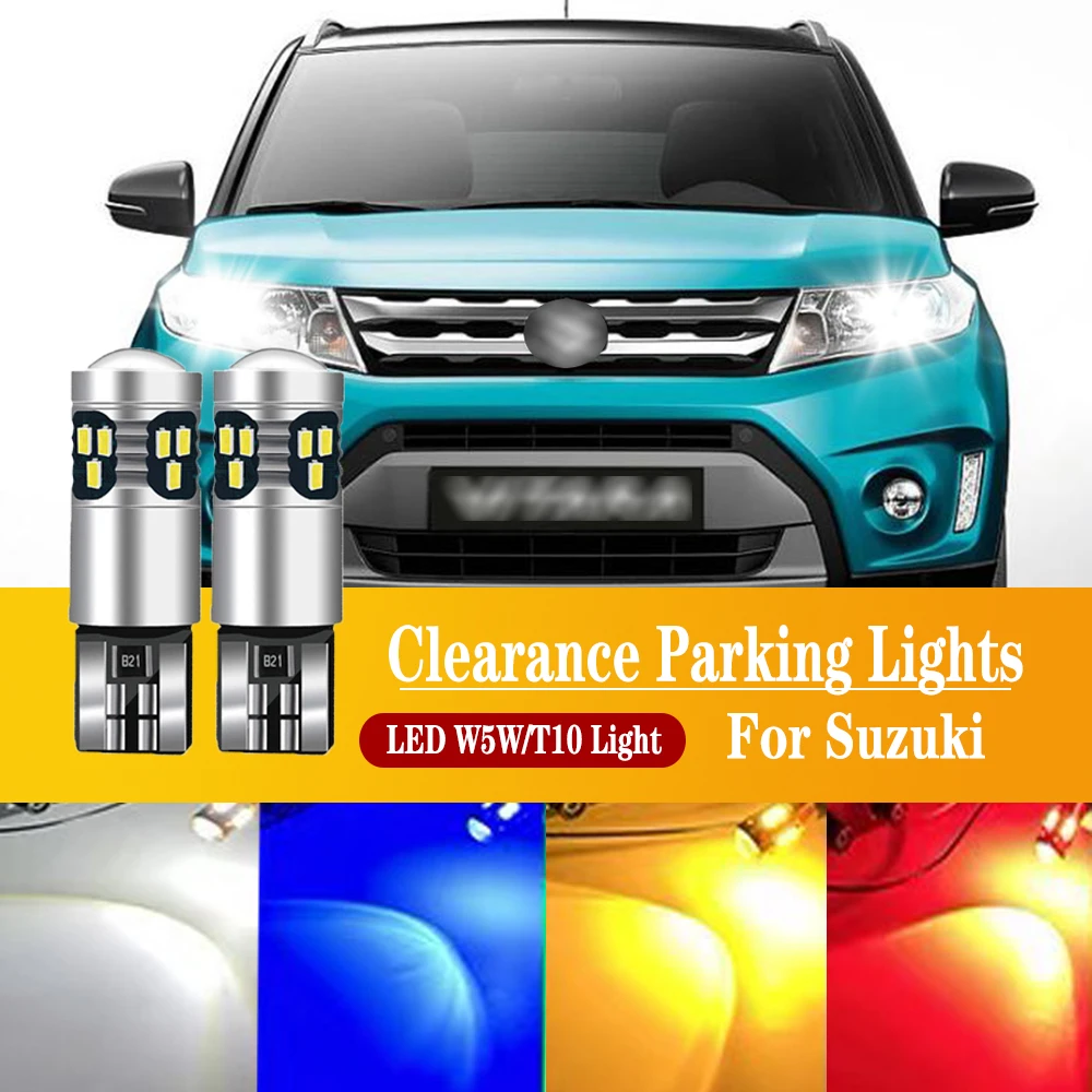 

2 шт. светодиодный габаритный фонарь для парковки W5W T10 CANbus для Suzuki Vitara, аксессуары 2015 2016 2017 2018 2019 2020