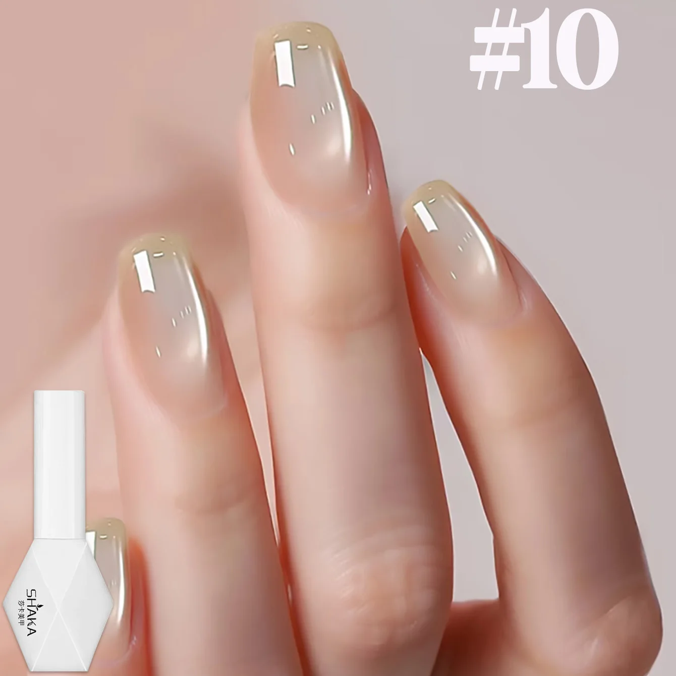 1-12pcs SHAKA Autumn Tanhua Cat Eye Pink Transparent Color Gel Nail Polish 2026 New Simple And Generous Halloween Nail Gel image 6