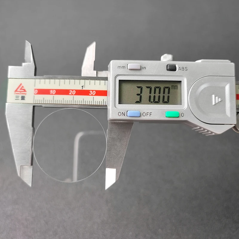 Kaca Mineral datar 1.5mm ukuran tebal dari 30mm ~ 39.5mm jam tangan transparan kaca kristal Aksesoris Jam 1 buah