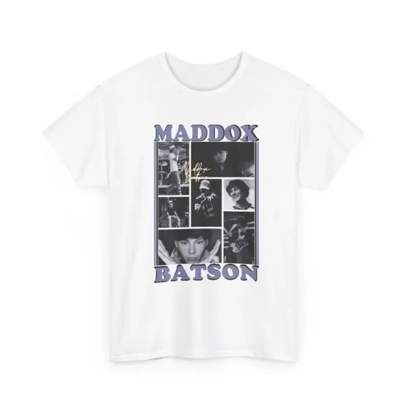 Maddox Batson Merch 2026 Unisex T-shirt Men Short Sleeve Tops fashion Tee Clothes Causal Y2K Tops
