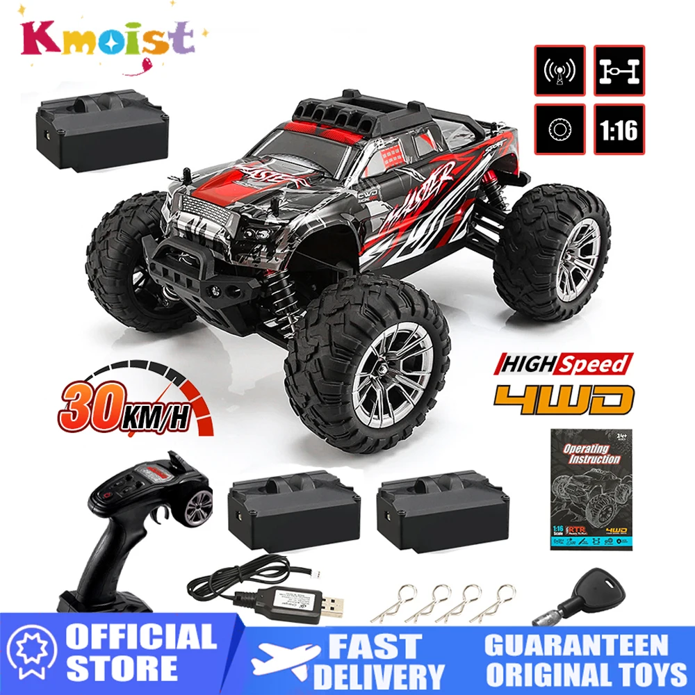

RC Car High-speed Car 1:16 Full-scale KF11 Remote Control Car 4WD Off-road Climbing Racing Vehicls Toys for Boys Kids Xmas Gifts