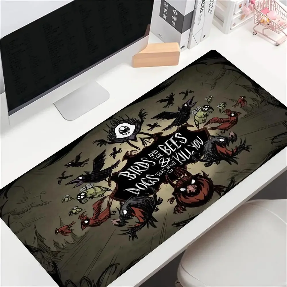 900x400mm Office Soft Carpet XXL Laptop Natural Rubber Mice Pad Dont Starve Non-slip Mouse Pad Gaming Home HD Anime keyboard Pad