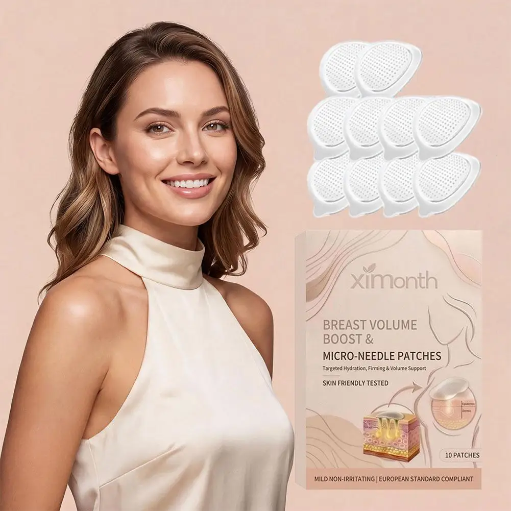 Women Breast Care Micro-Needle Plumping Patch Natural Gentle Fast Penetration Deep Nourish Chest Skin Chest Beauty Sticker
