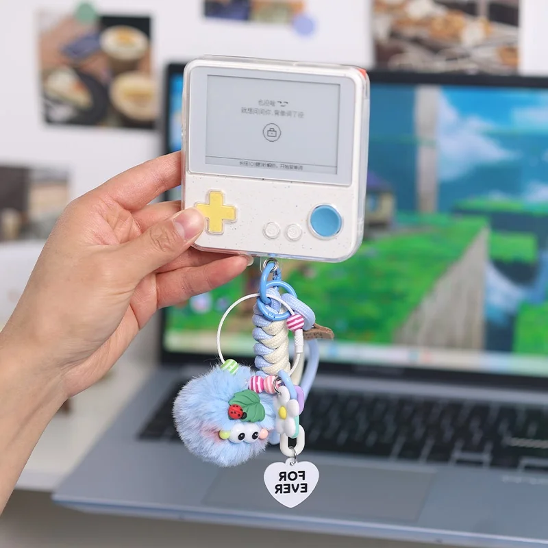 

Transparent Crystal Protective ell for MAX Word hine Cute Ins Matching Lanyard Beautiful Electronic Book Accory