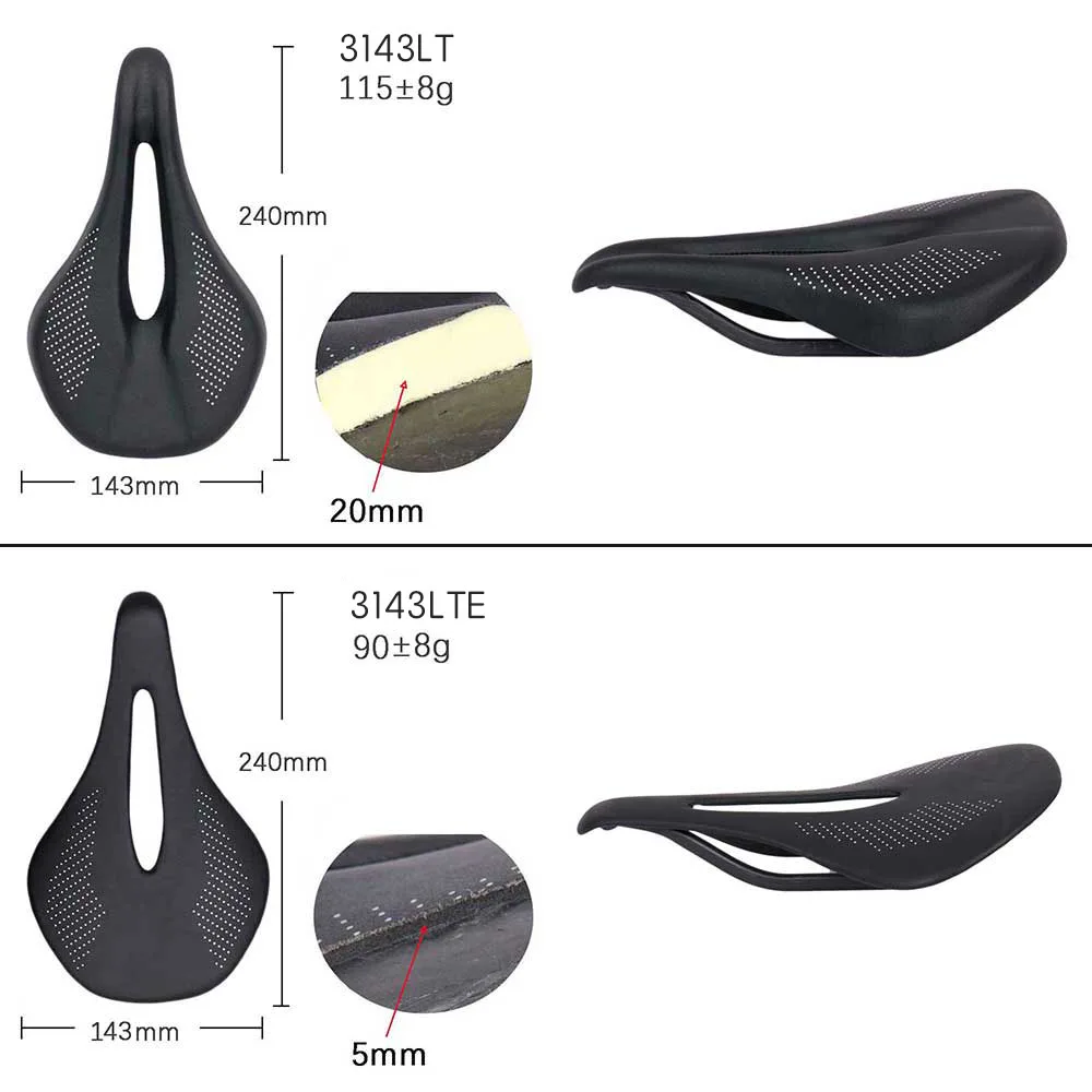 elitaone carbon fiber mountain bike/road bike saddle 115g ultralight leather bicycle seat 31A