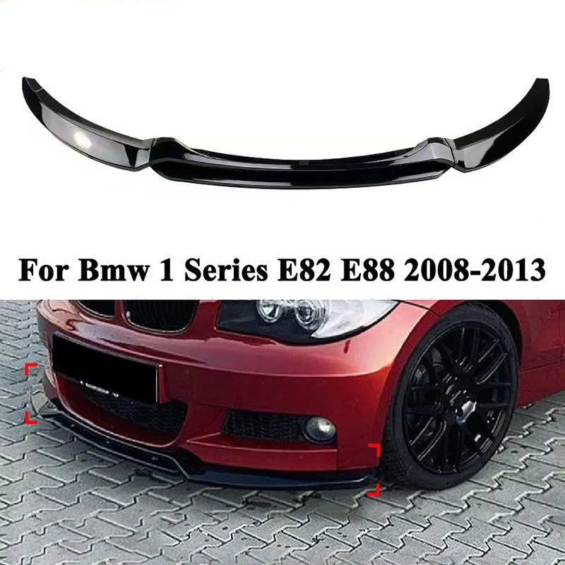 

Car Front Bumper Lip Spoiler for BMW 1 Series E82 E88 2008-2013 Splitter Diffuser Exterior Car Accessories Afternarket Parts