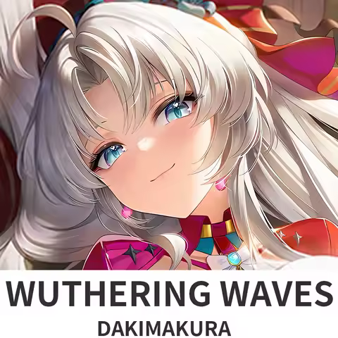 Wuthering Waves Dakimakura 2WAY Hugging Body Pillow Case Anime Carlotta Pillow Cushion Cover