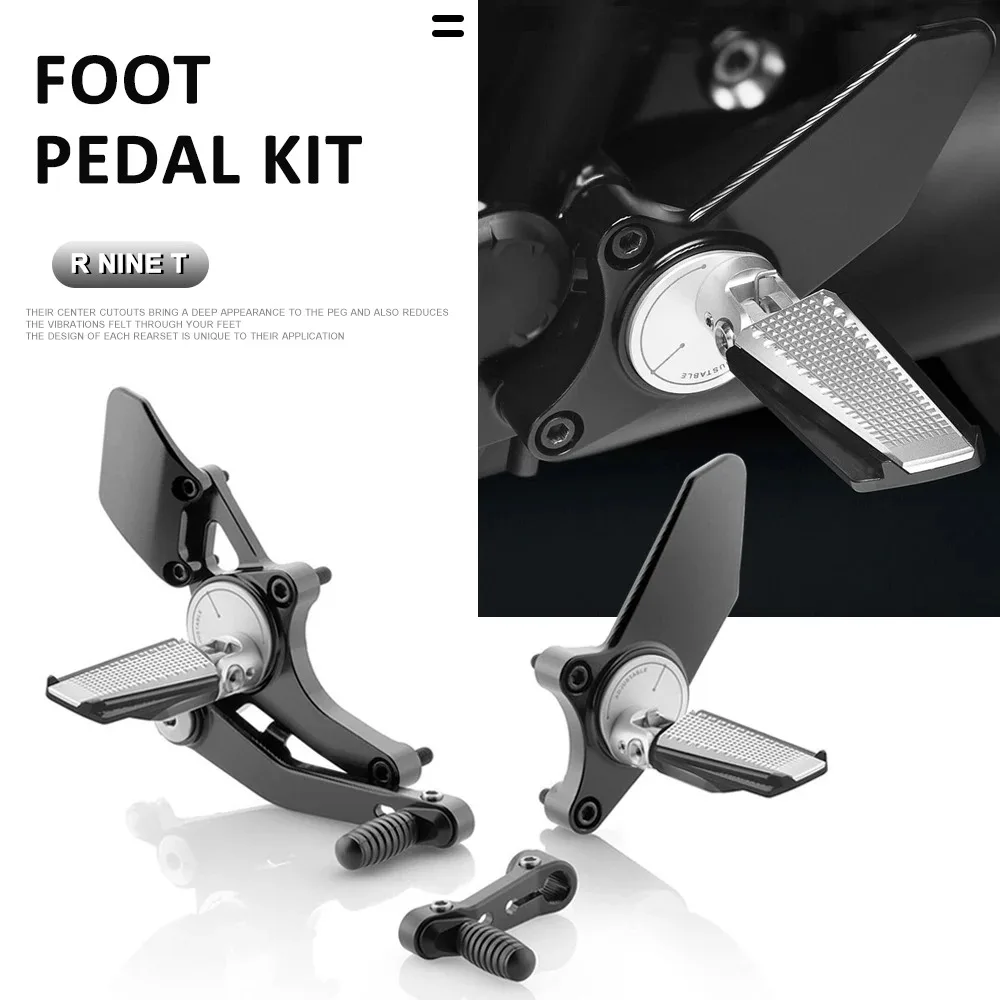 

Front Foot Peg Pedal Bracket For BMW R NINE T R9T RNINET RnineT 2022 2023 2024 Motorcycle Accessories CNC Footrest Equipment