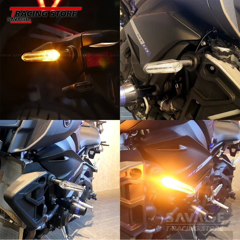 Flasher LED Turn Signal Light Indicator For Yamaha MT03 MT07 MT09 Tenere 700 XTZ700 XTZ07 XSR700 XSR900 Tracer 7 700 9 900 /GT