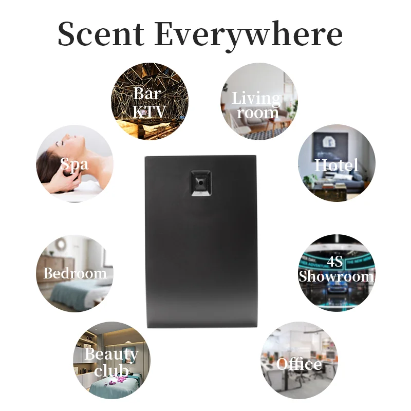 Penyebar AROMA Terowongan Aroma Penyebar Minyak Esensial Tanpa Suara Aromatik Semprotan Cerdas Mesin AROMA untuk Rumah Kantor