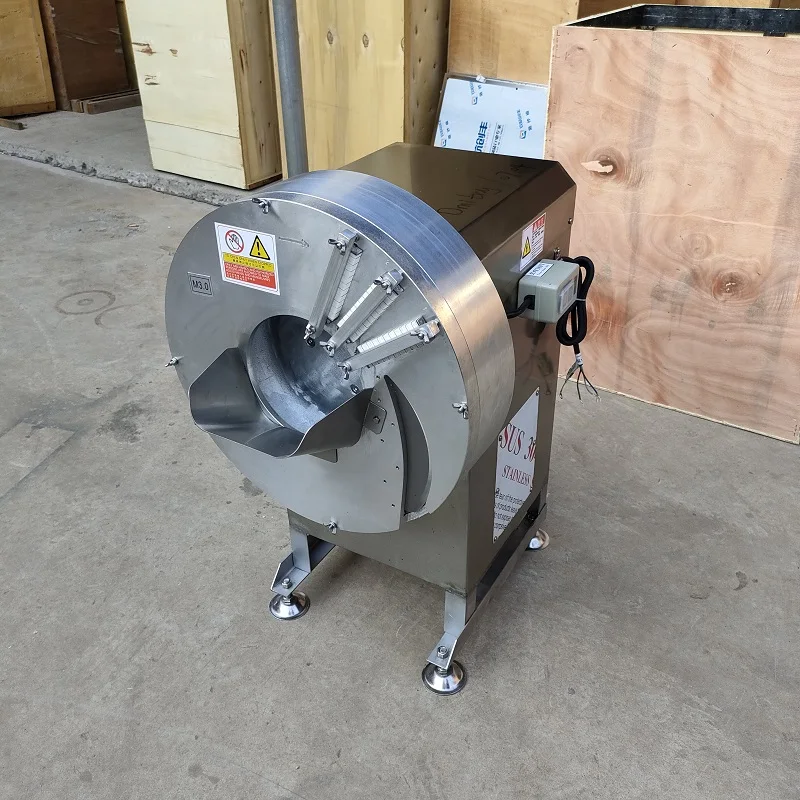 自動商業フライドポテトタマネギチョッパー生姜のつぼみパパイヤ根野菜細断シュレッダー機