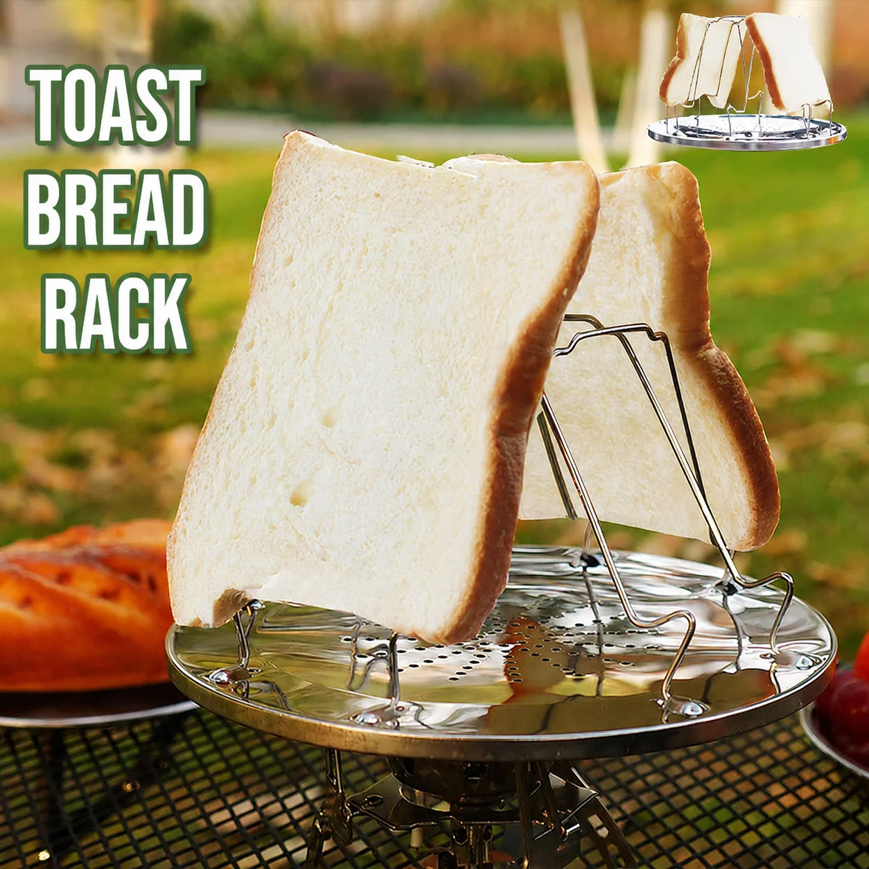 430 Stainless Steel Toaster Rack Baking Cake Cooling Rack Practical Baking Tool Bread Rack