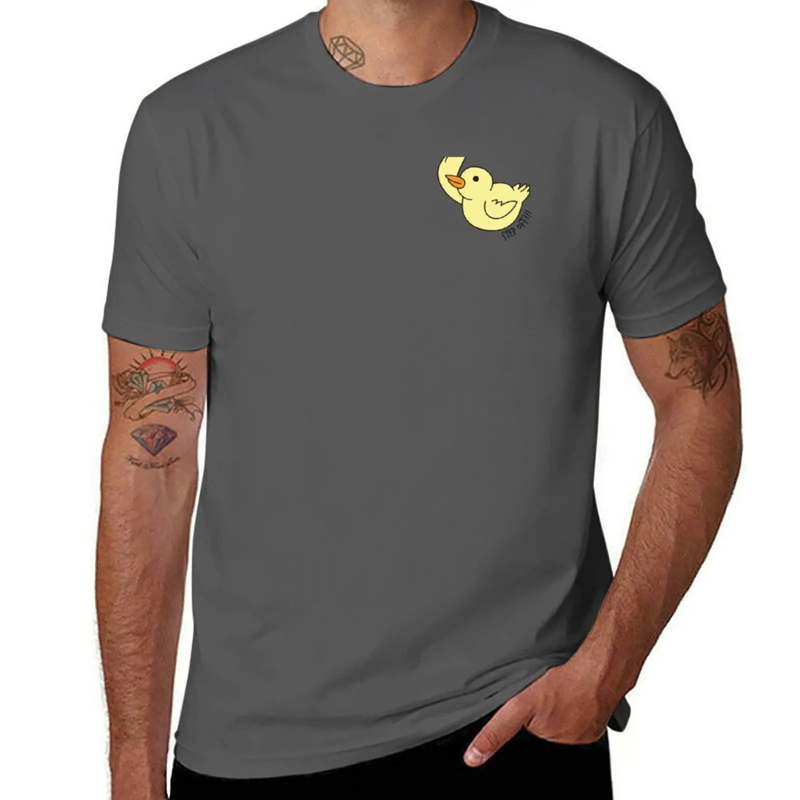 

Duck Step Off Regular Show T-Shirt plus size tops oversize t-shirts man customizeds mens clothing