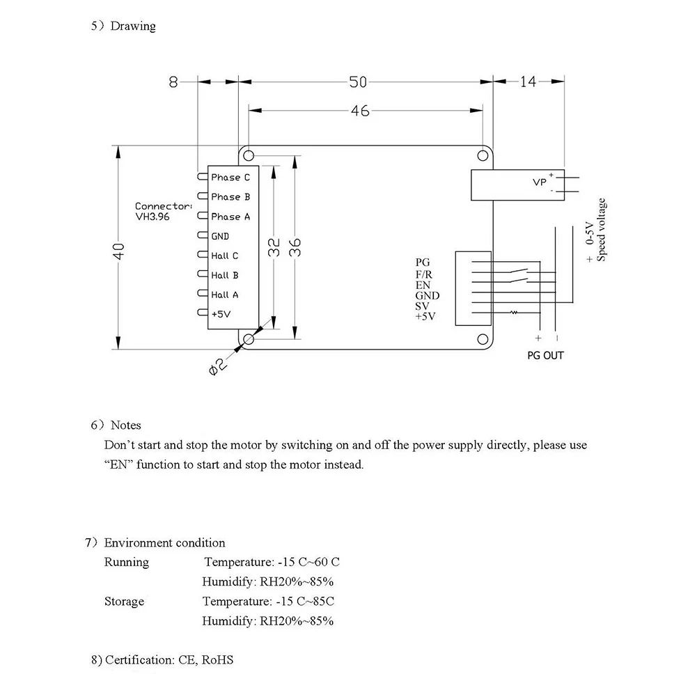 Imagem -04 - sem Escova Unidade Centrífuga 6a 16a 60 ° 120 ° 42000 Rpm 46000 Rpm 6.5kpa 5.5kpa Ws7040 12v 24v V200n X200n dc