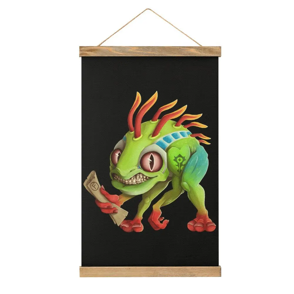 

A Murloc Ate My Homework Tri Blend For Canvas Hanging Picture Creative Painting Bedroom Wall Decoration Humor Graphic Style Hang