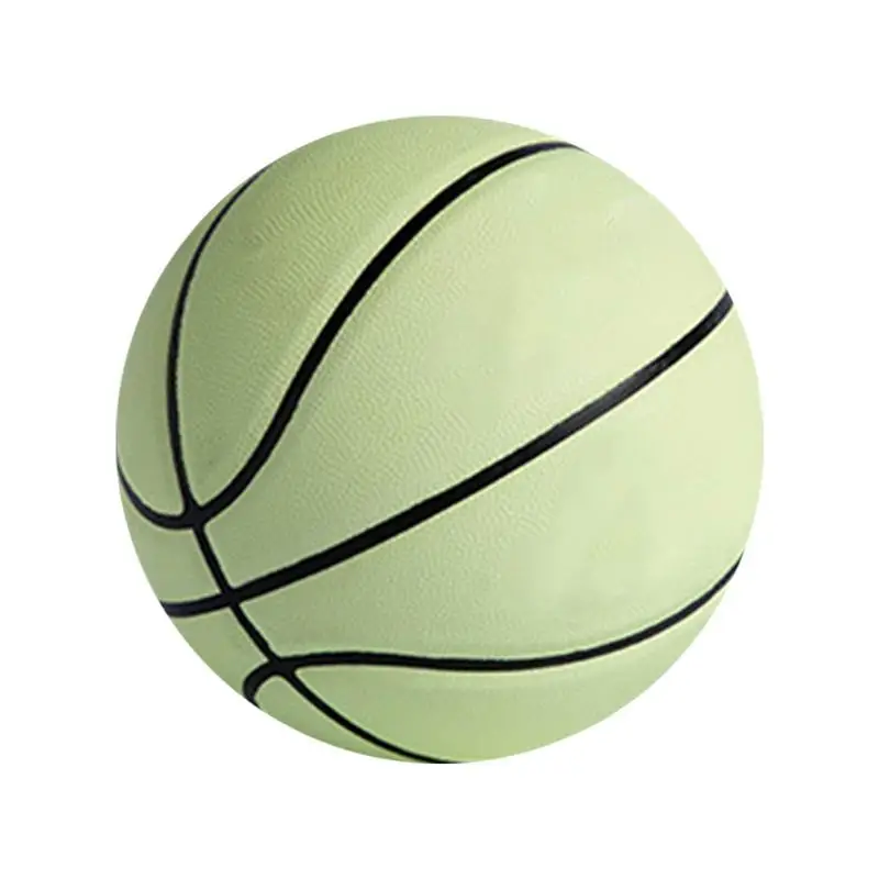 Glowing Basketball Size 7 Night Game Basket Ball PU Leather Basketball For Training Birthday Gifts Toys For Light Up Camera