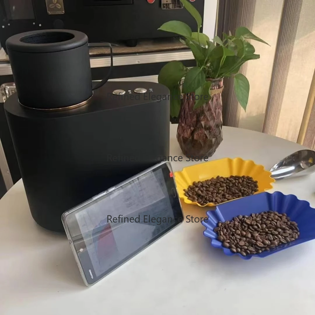50G 100G Personal Home Mini Cafe Temperature Control Sample Bean Roasting Machine Coffee Roaster view 4