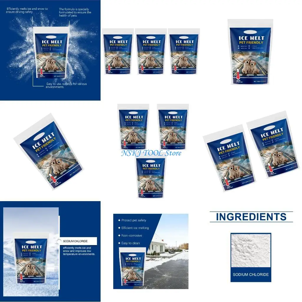 

L8RC Efficient Snow and Ice Dissolver Prevents Accidents Easy Cleanup