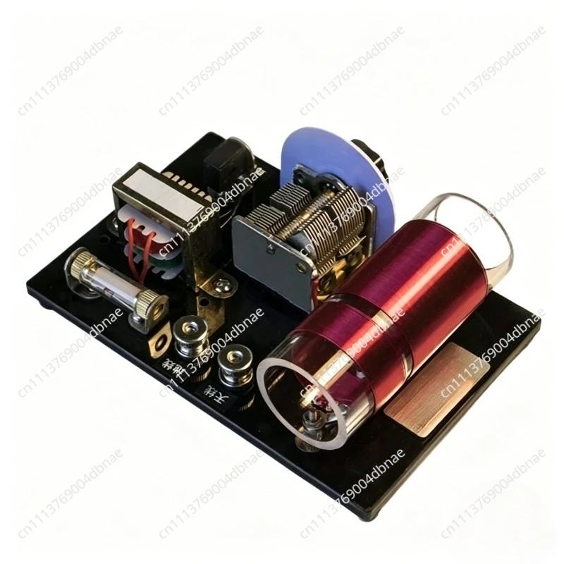 Ore radio, dual loop, air variable capacitor, diode detector, with impedance converter,