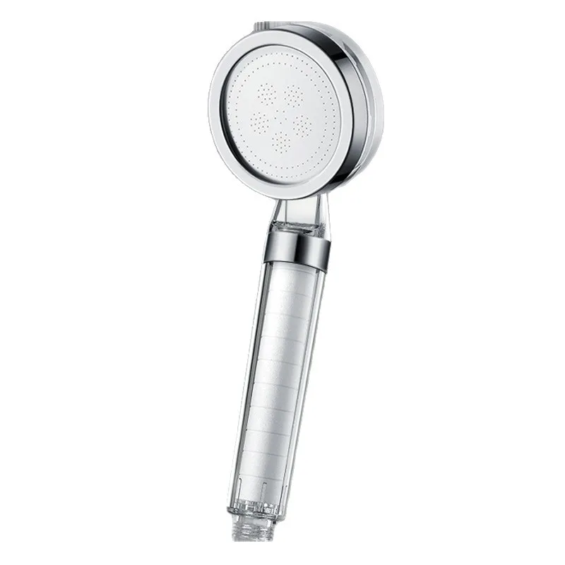 

Boost Pressure Shower Head with Filter, Easy Install Hotel Spa, Universal Interface Handheld Shower On Off